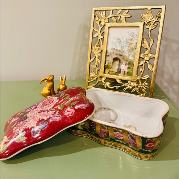 Vintage Frederick Cooper Porcelain box - Picture 2 of 2